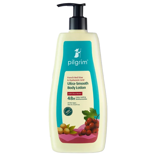 Pilgrim French Red Wine & Hyaluronic Body Lotion, 400 ml