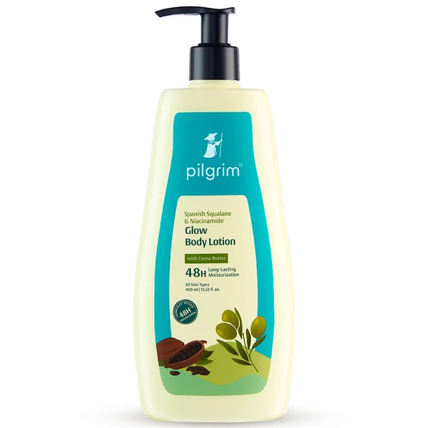 Pilgrim Squaline & Niacinamide Glow Body Lotion, 400 ml