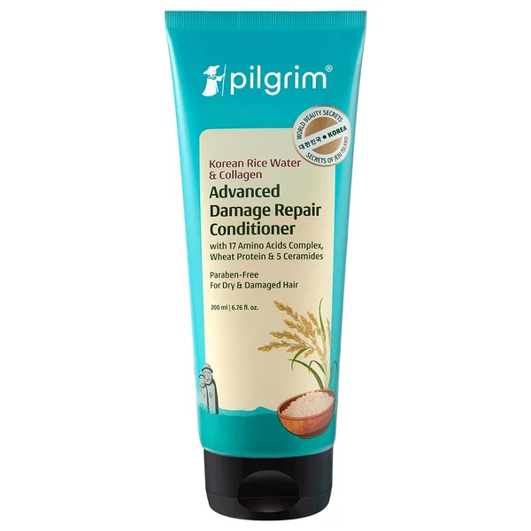Pilgrim Rice Water & Collagen Advanced Repair Conditioner, 200 ml