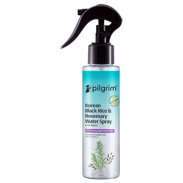 Pilgrim Korean Black Rice and Rosemary Water Spray With Biotin, 200 ml