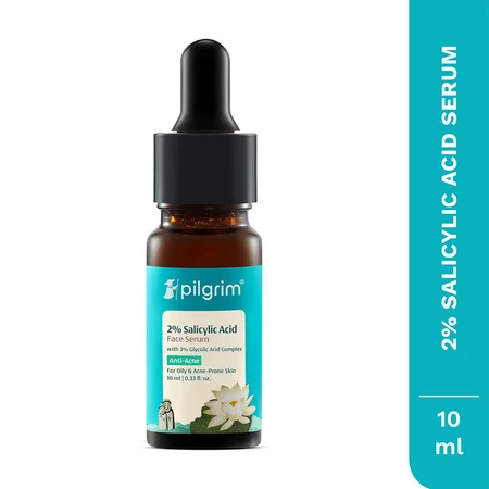 Pilgrim 2% Salicylic Acid & 3% Glycolic Acid Face Serum, 10 ml