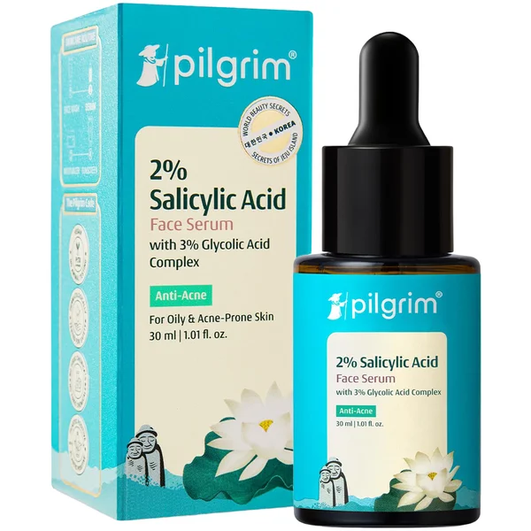 PILGRIM 2% SALICYLIC ACID & 3% GLYCOLIC ACID FACESERUM 30ML