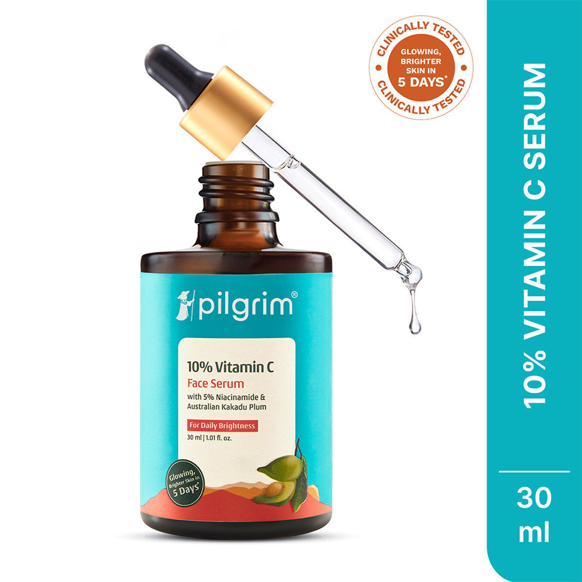 Pilgrim 10% Vitamin C Face Serum, 30 ml, Pack of 1 Pilgrim 10% Vitamin C Face Serum, 30 ml, Pack of 1
