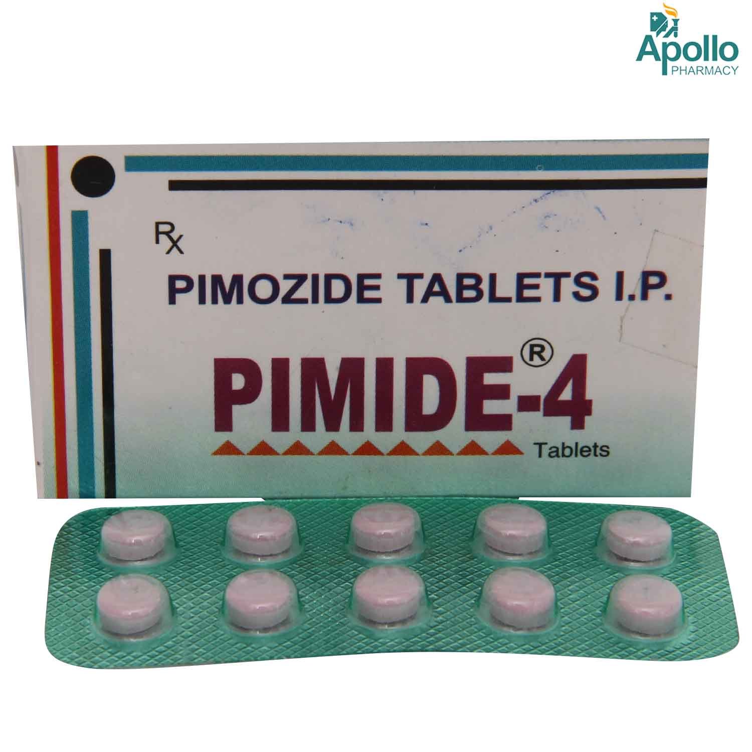 PIMIDE 4MG TABLET, Pack of 10 TABLETS PIMIDE 4MG TABLET, Pack of 10 TABLETS
