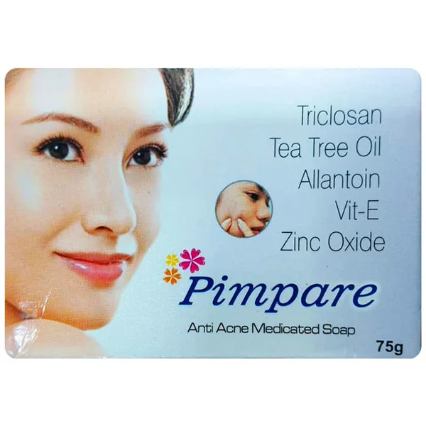 Pimpare Anti Acne Medicated Soap 75 gm, Pack of 1