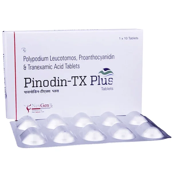 Pinodin TX Plus Tablet 10's, Pack of 10