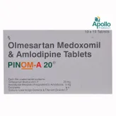 Pinom-A 20 Tablet 15's, Pack of 15 TABLETS