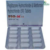Pio M 15 Tablet 15's, Pack of 15 TABLETS