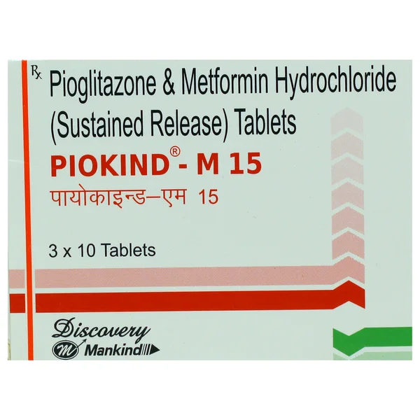 Piokind M 15 Tablet 10's, Pack of 10