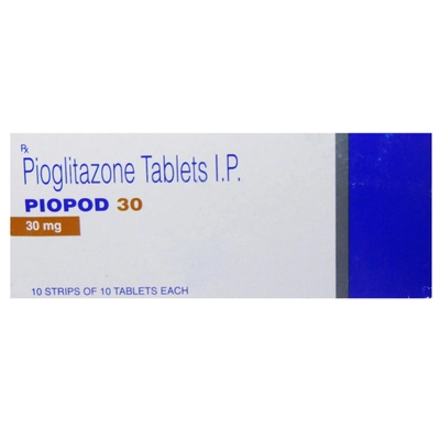 Piopod 30 mg Tablet 10's, Pack of 10 TabletS