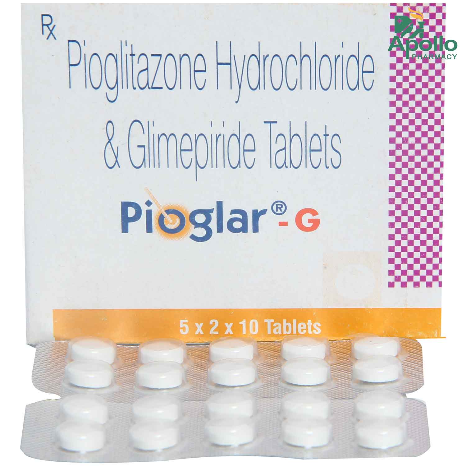 Pioglar-G Tablet 10's, Pack of 10 Pioglar-G Tablet 10's, Pack of 10