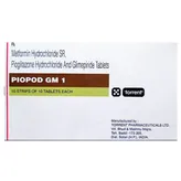 Piopod GM 1 Tablet 10's, Pack of 10 TABLETS