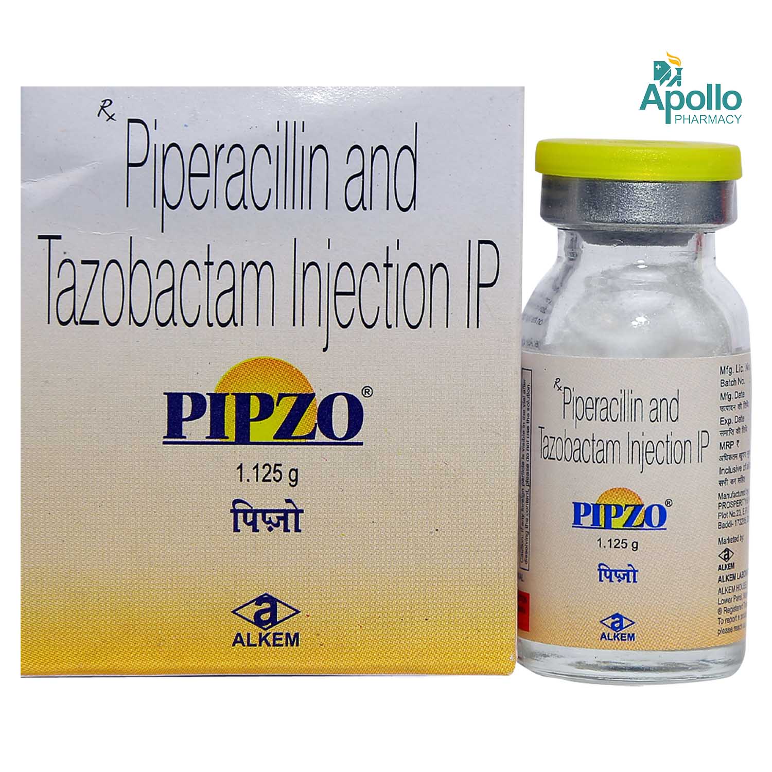 Pipzo 1.125gm Injection 1's, Pack of 1 INJECTION Pipzo 1.125gm Injection 1's, Pack of 1 INJECTION