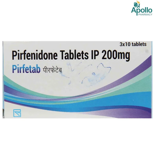 Pirfetab 200 Tablet 10's, Pack of 10 TABLETS