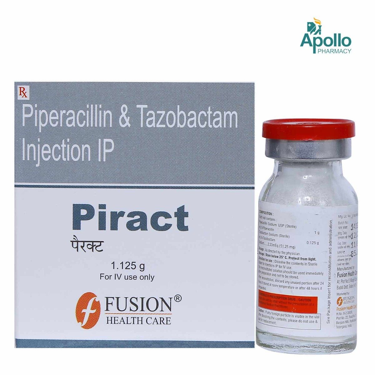 PIRACT INJECTION 1.125GM, Pack of 1 INJECTION PIRACT INJECTION 1.125GM, Pack of 1 INJECTION