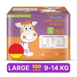 Apollo Essentials Baby Diaper Pants Large, 100 Count (2x50)