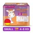 Apollo Essentials Baby Diaper Pants Small, 136 Count (2x68)