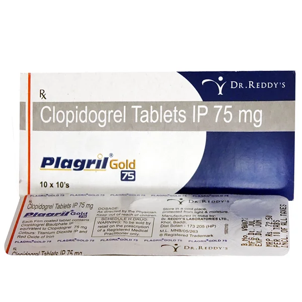 Plagril Gold 75 Tablet 10's