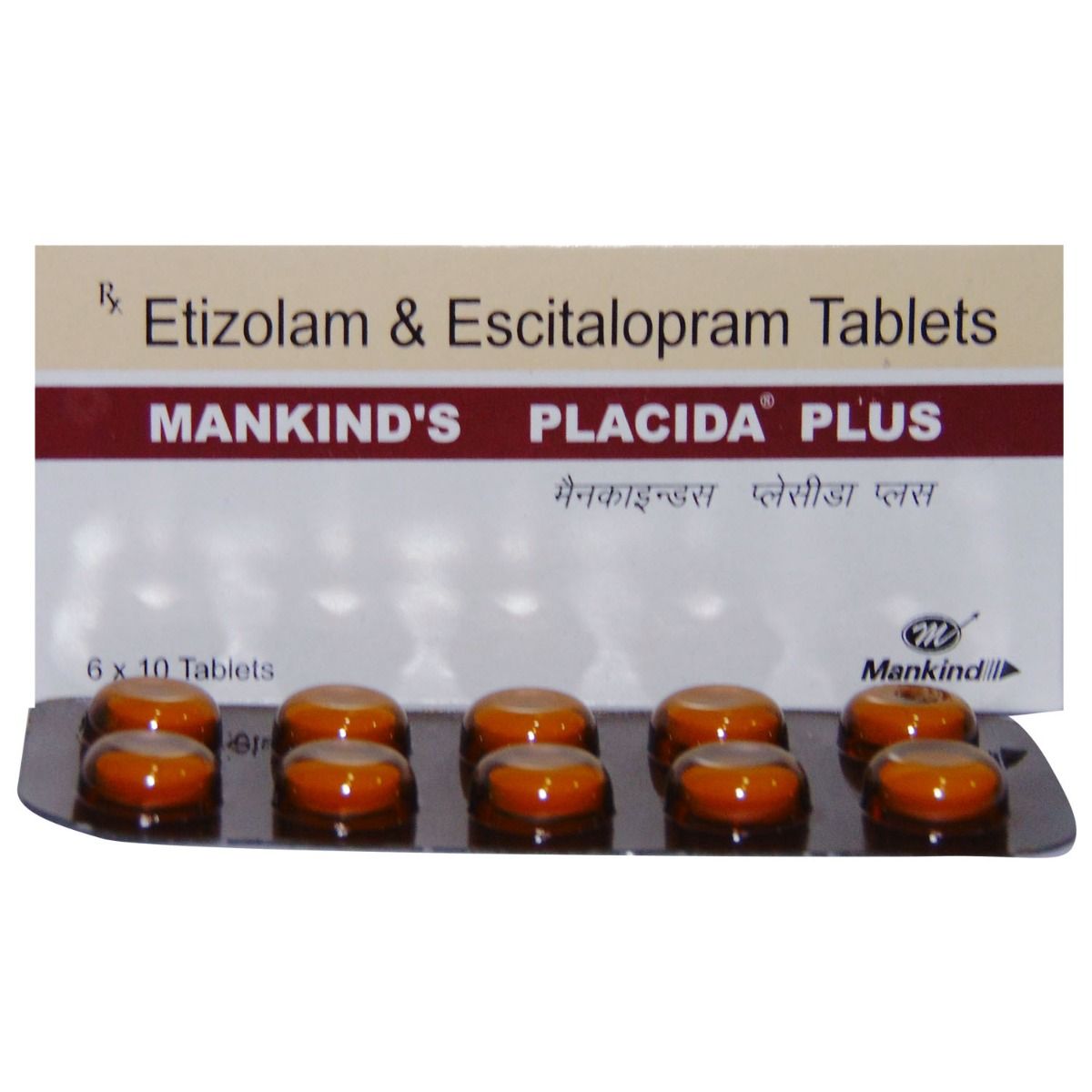 Placida Plus Tablet 10's Price, Uses, Side Effects, Composition