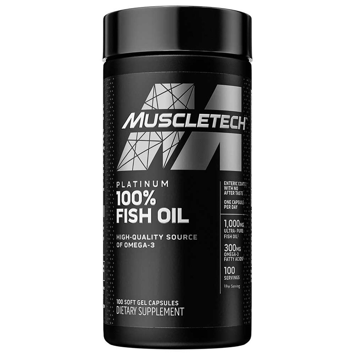 MuscleTech Platinum 100 Fish Oil Softgels, 100 Capsules Price, Uses