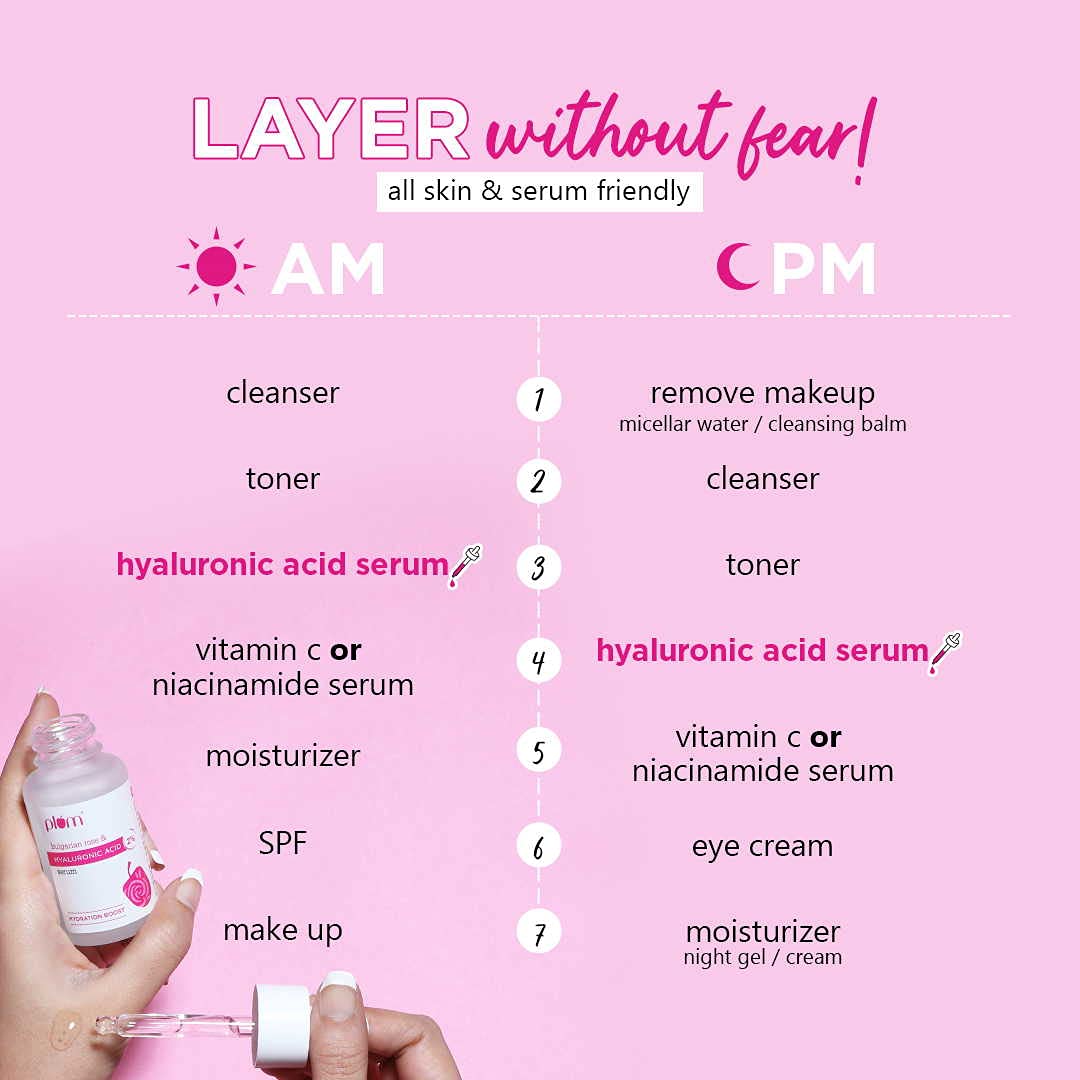 Plum 2% Hyaluronic Acid Serum with Bulgarian Rose, 15 ml, Pack of 1 Plum 2% Hyaluronic Acid Serum with Bulgarian Rose, 15 ml, Pack of 1