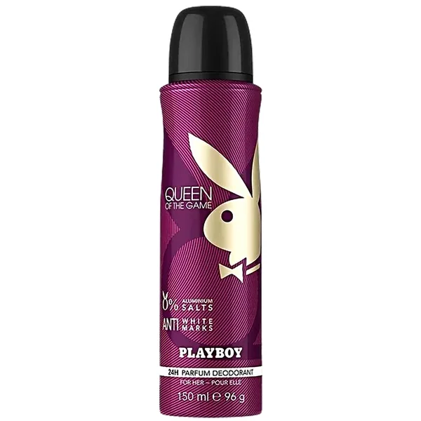 Playboy Queen Of The Game Perfum Deodorant For Her, 150 ml