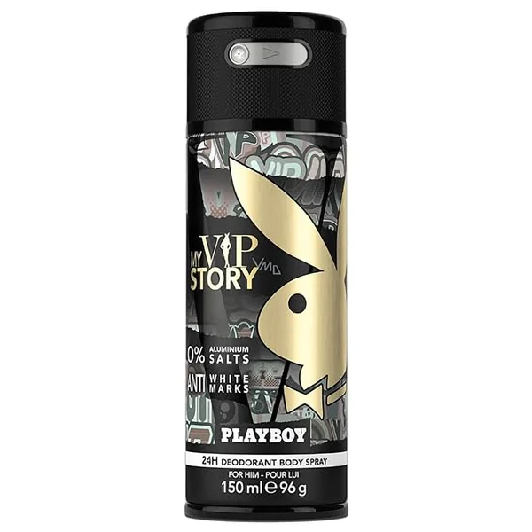 Playboy My Vip Story Deodorant For Him, 150 ml