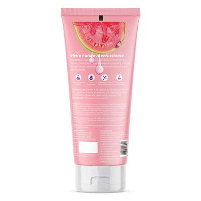 Plix Guava Glow Juicy Cleanser 100 ml | Vitamin C, ALA, Pro Vitamin B5 | Instantly Brightens Skin | For All Skin Type, Pack of 1