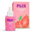 Plix Guava Shine Bright Dewy Serum 30 ml | 3% Glycolic Acid & Vitamin C | Lightens Dark Spots | Evens Skin Tone | For All Skin Type