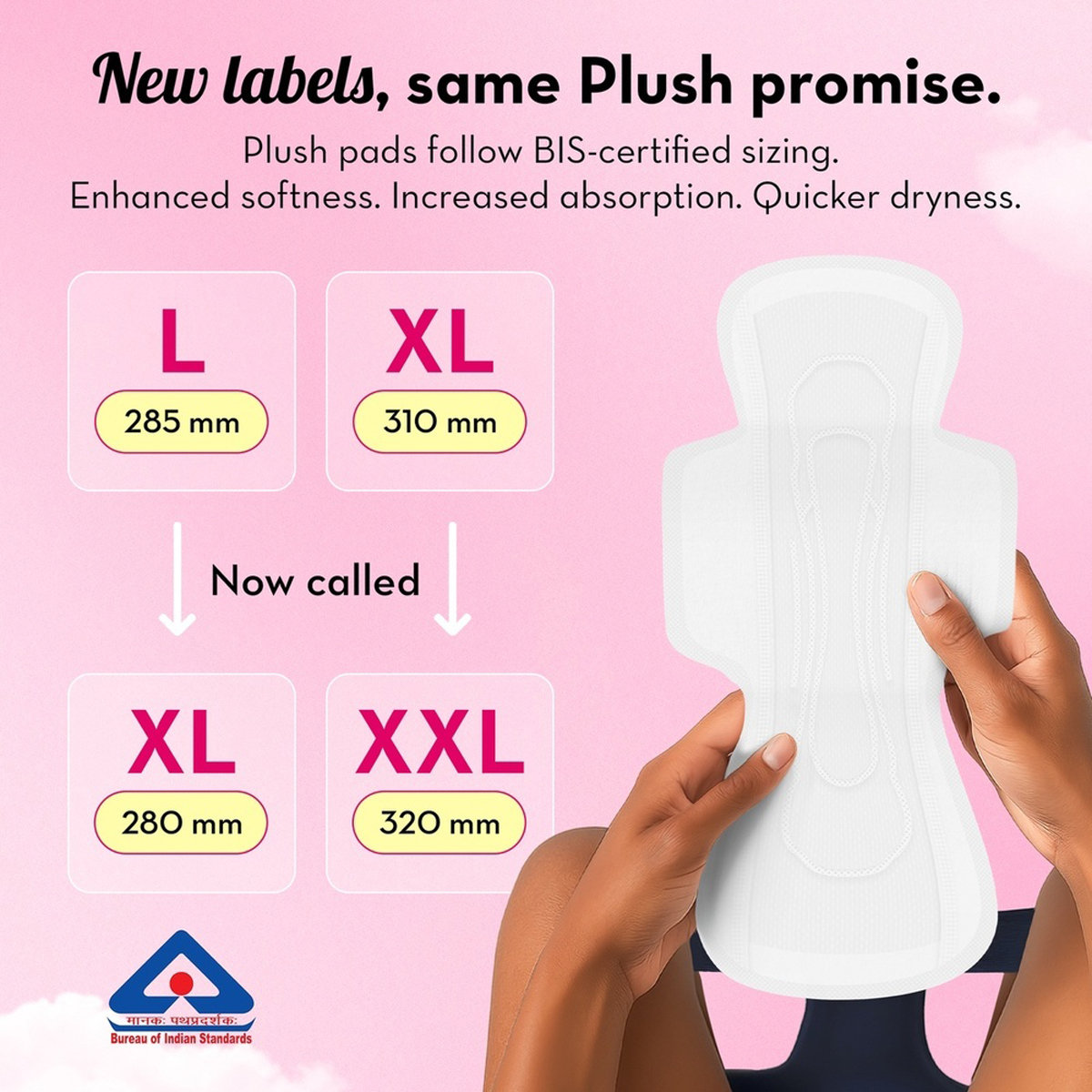 Plush Sanitary Napkins with Disposable Pouchs, 30 Count, Pack of 1 Plush Sanitary Napkins with Disposable Pouchs, 30 Count, Pack of 1