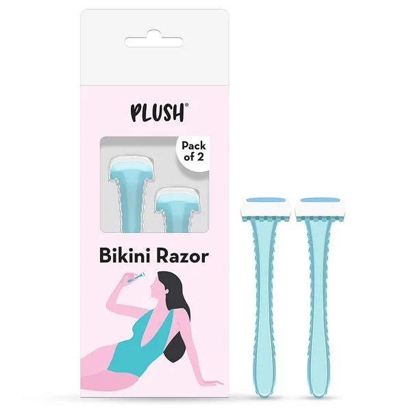 Plush Bikini Razor Pack, 2 Count