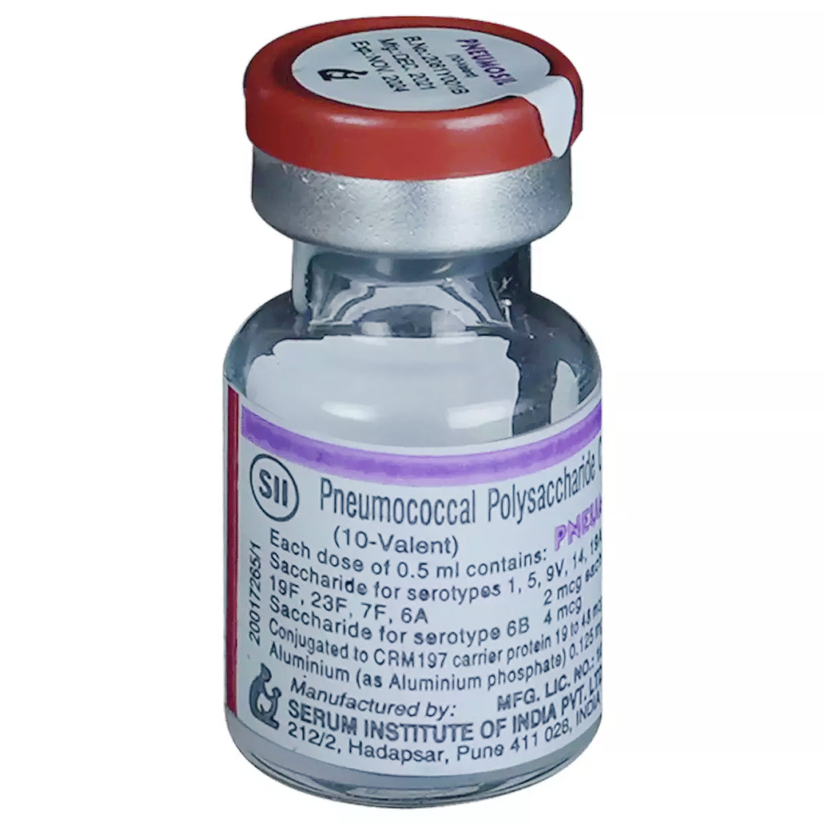 Pneumosil Vaccine 0.5 ml, Pack of 1 INJECTION Pneumosil Vaccine 0.5 ml, Pack of 1 INJECTION