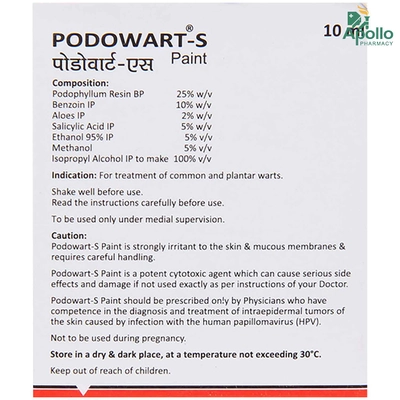 Podowart S Paint 10 ml, Pack of 1 SOLUTION