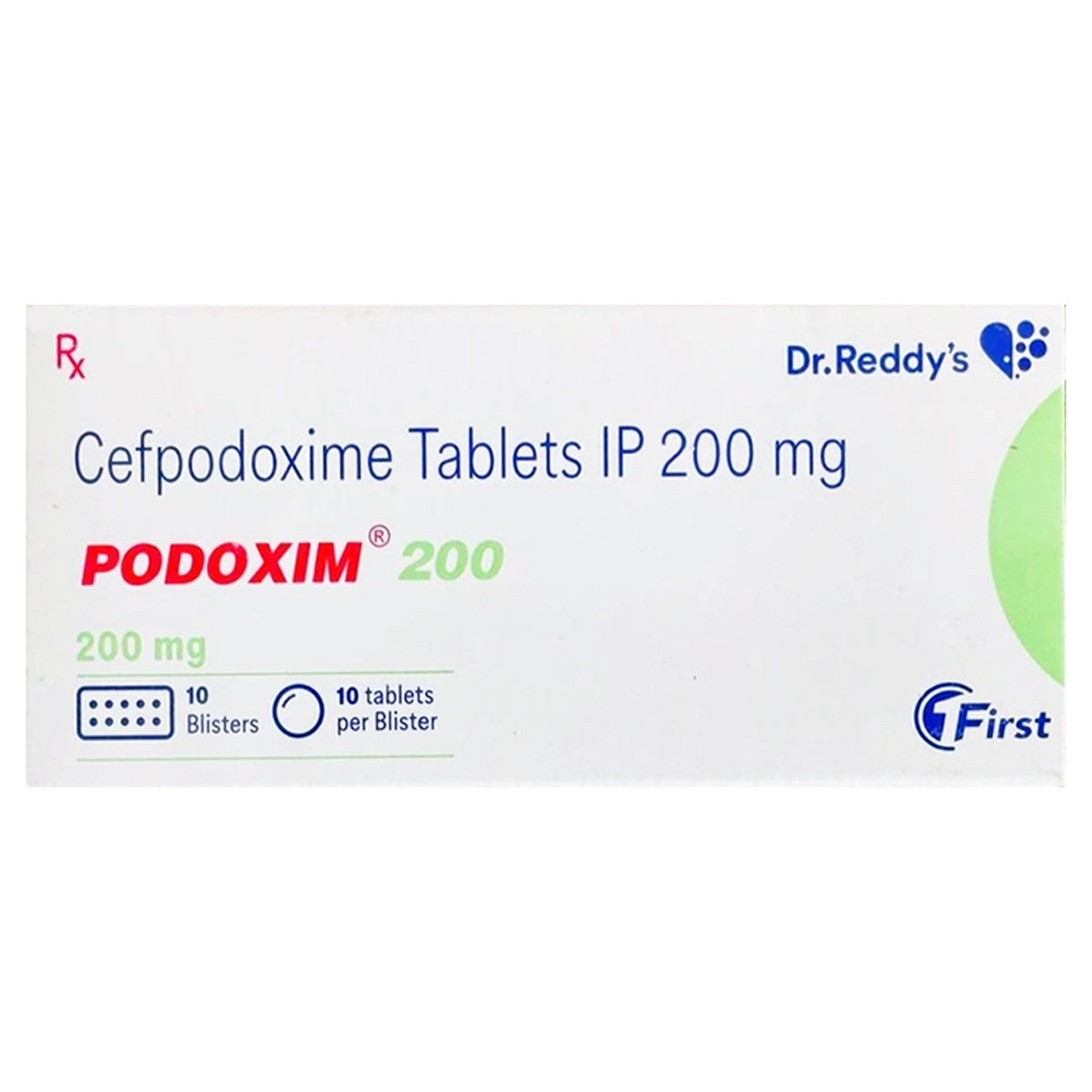Podoxim 200 mg Tablet 10's, Pack of 10 TABLETS Podoxim 200 mg Tablet 10's, Pack of 10 TABLETS
