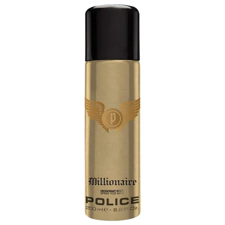 Police Millionaire Deodorant Spray for Men, 200 ml