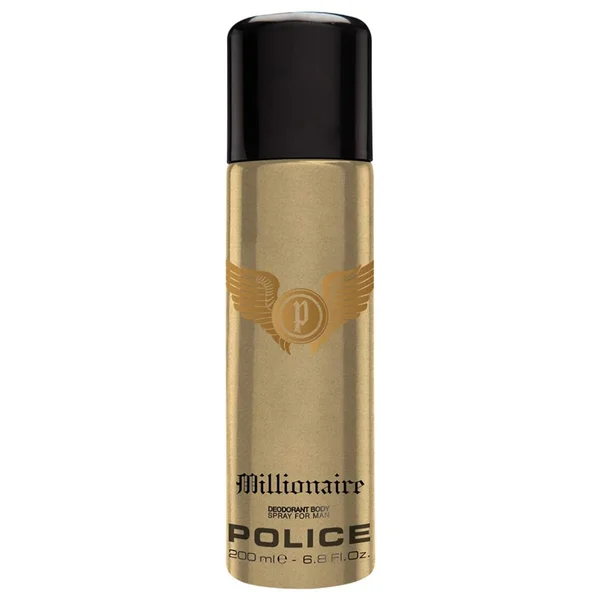 Police Millionaire Deodorant Spray for Men, 200 ml, Pack of 1