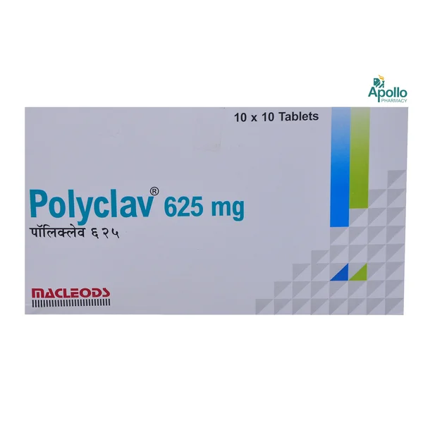 Polyclav 625 mg Tablet 10's
