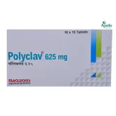 Polyclav 625 mg Tablet 10's, Pack of 10 TABLETS