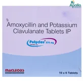 POLYCLAV 375MG TABLET, Pack of 6 TABLETS