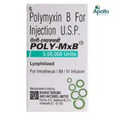 POLY MX B 500000IU INJECTION, Pack of 1 INJECTION