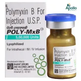 POLY MX B 500000IU INJECTION, Pack of 1 INJECTION
