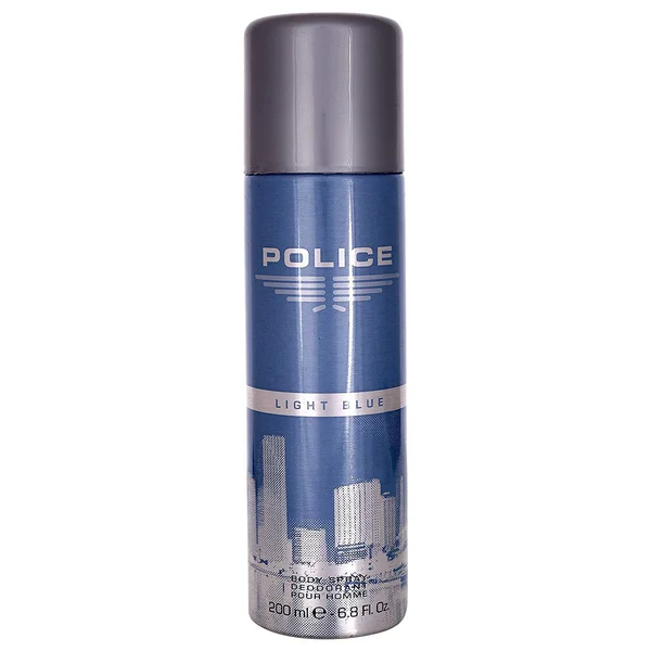 Police Light Blue Deodorant Spray for Men, 200 ml
