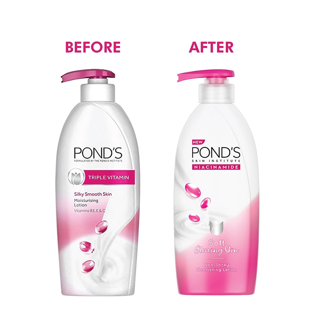 Pond's Niacinamide Soft Glowing Lotion, 275 ml, Pack of 1 Pond's Niacinamide Soft Glowing Lotion, 275 ml, Pack of 1