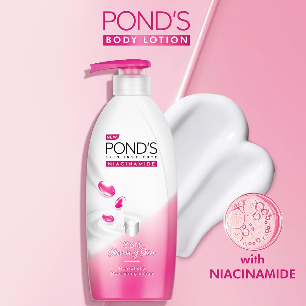 Pond's Niacinamide Soft Glowing Lotion, 275 ml, Pack of 1 Pond's Niacinamide Soft Glowing Lotion, 275 ml, Pack of 1