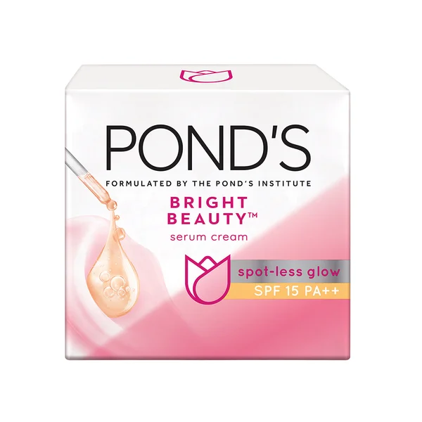 Pond's Bright Beauty SPF15 PA++ Spot-less Day Cream, 50 gm, Pack of 1
