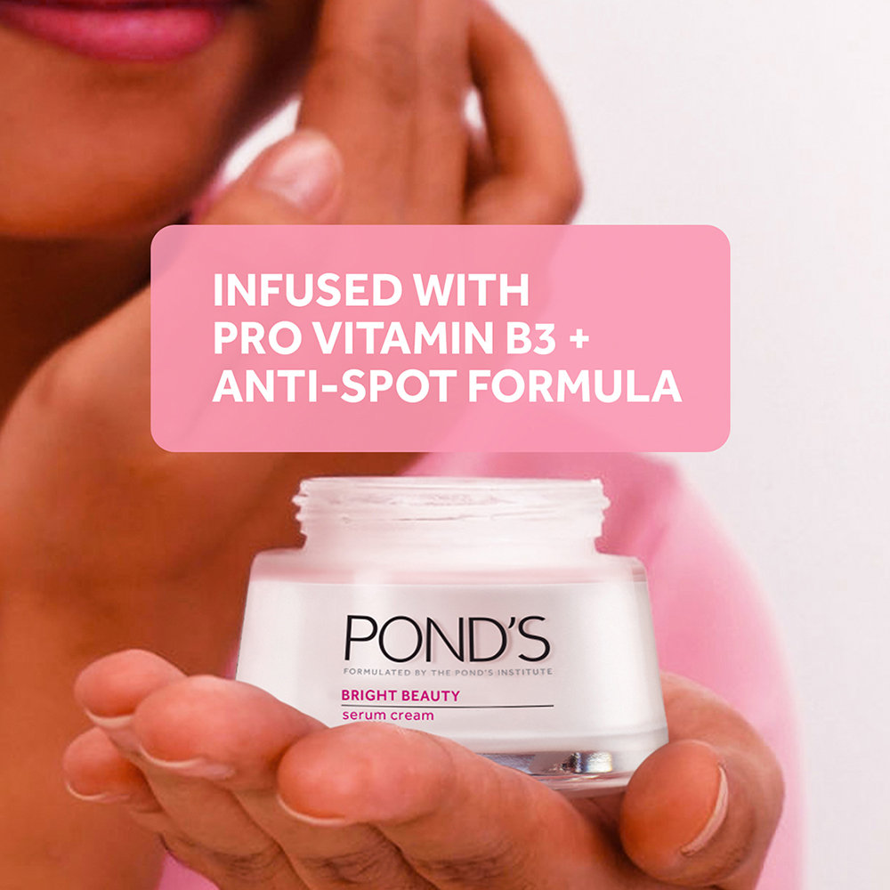 Pond's Bright Beauty SPF15 PA++ Spot-less Day Cream, 50 gm, Pack of 1 Pond's Bright Beauty SPF15 PA++ Spot-less Day Cream, 50 gm, Pack of 1