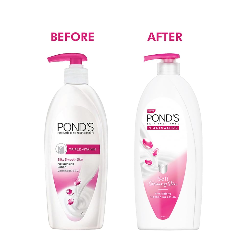 Pond's Niacinamide Soft Glowing Lotion, 600 ml, Pack of 1 Pond's Niacinamide Soft Glowing Lotion, 600 ml, Pack of 1