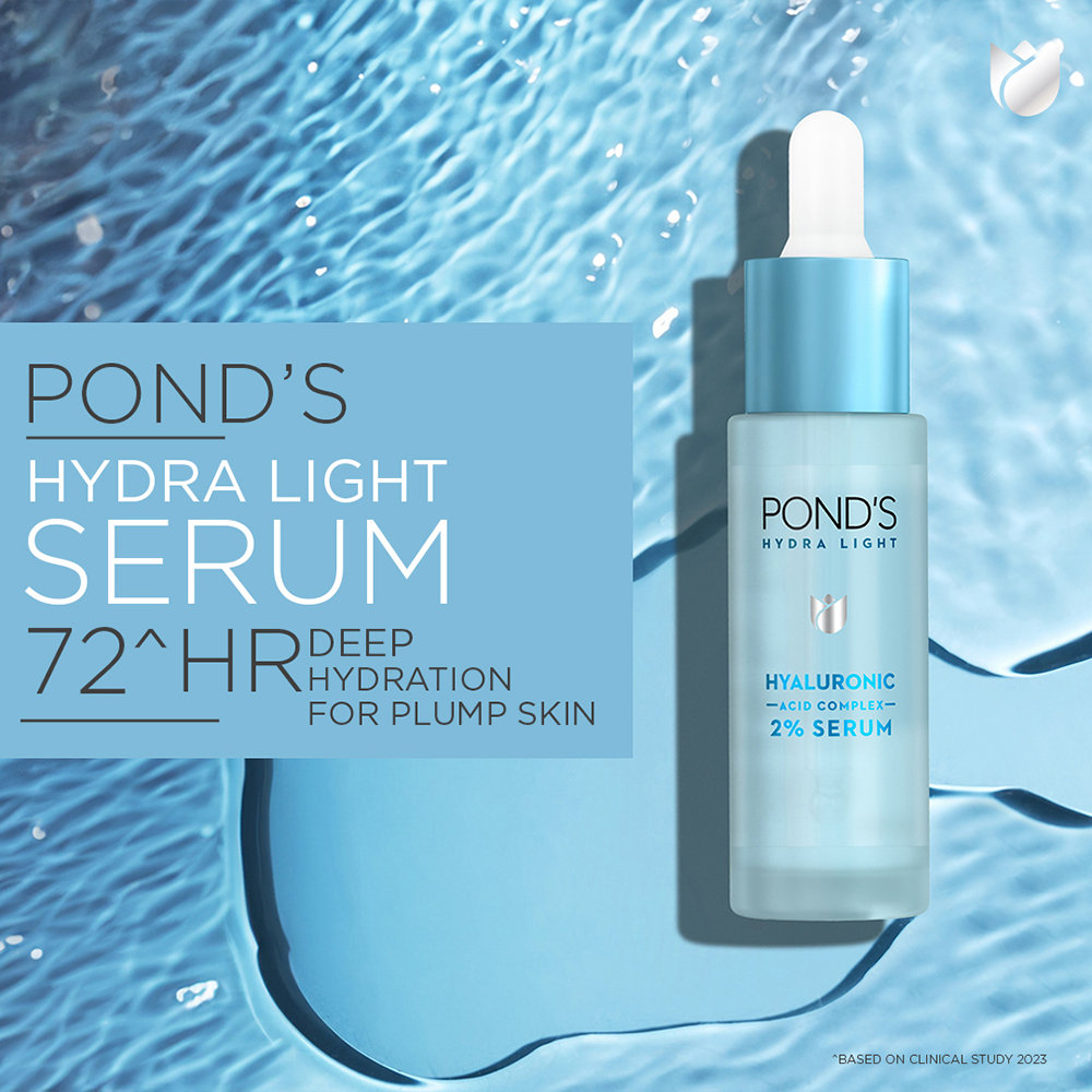 Pond's Hydralight Hyaluronic Acid 2% Serum, 14 ml, Pack of 1 Pond's Hydralight Hyaluronic Acid 2% Serum, 14 ml, Pack of 1