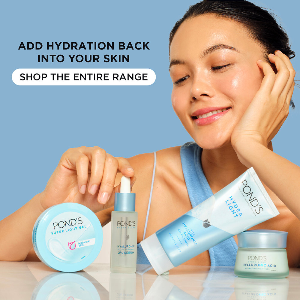 Pond's Hydralight Hyaluronic Acid Hydrating Night Gel 50 gm | Hyaluronic Acid & Pentavitin | Plumps Skin For 72 Hrs | Reduces Moisture Loss, Pack of 1 Pond's Hydralight Hyaluronic Acid Hydrating Night Gel 50 gm | Hyaluronic Acid & Pentavitin | Plumps Skin For 72 Hrs | Reduces Moisture Loss, Pack of 1