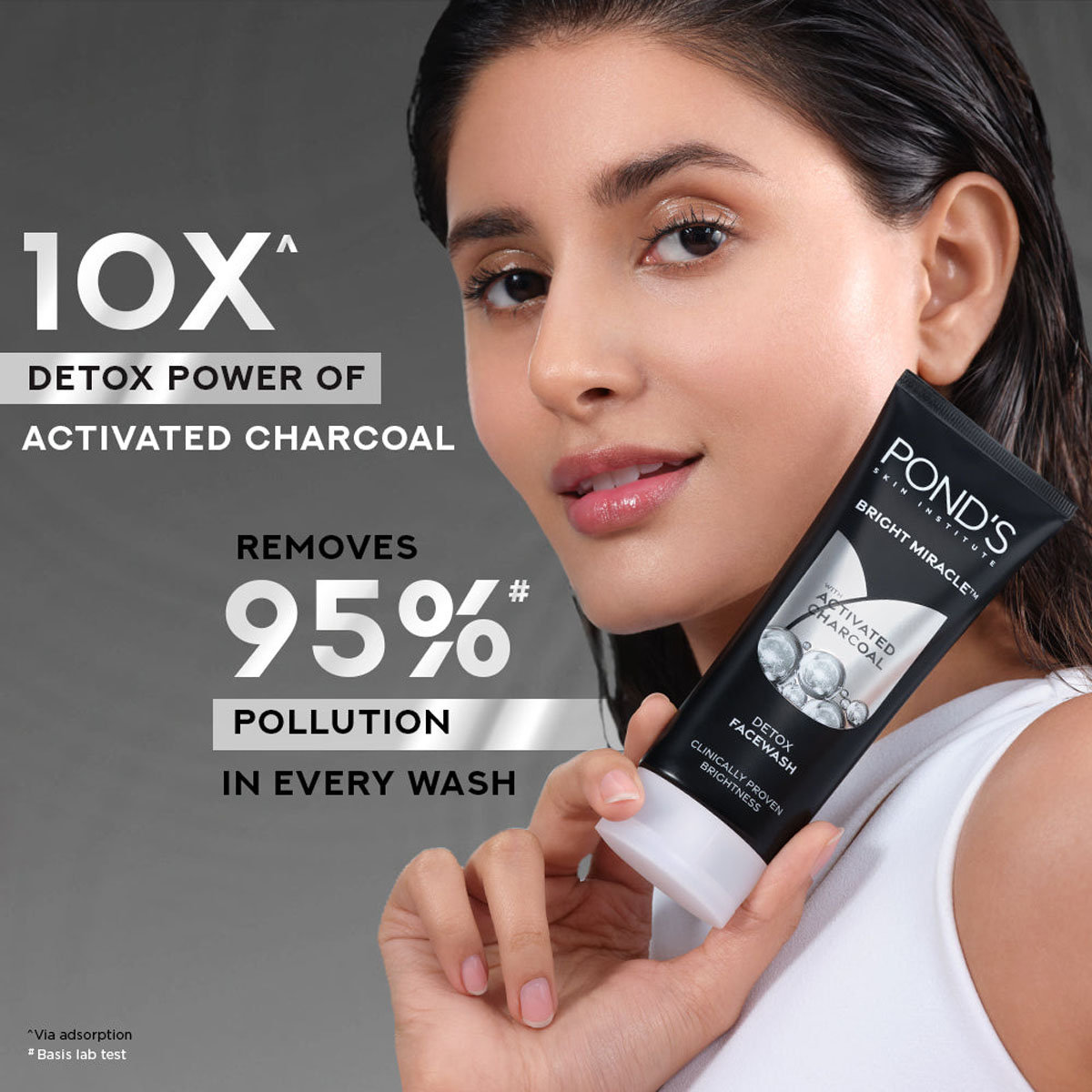 Pond's Pure Detox Face Wash 150 gm | With Activated Charcoal | Deep Cleansing Of Pollutants & Dirts | For Glowing Skin, Pack of 1 Pond's Pure Detox Face Wash 150 gm | With Activated Charcoal | Deep Cleansing Of Pollutants & Dirts | For Glowing Skin, Pack of 1